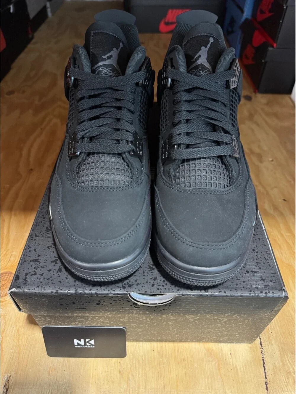 Air Jordan 4 Retro 'Black Cat' 2025 FV5029-010 BRAND NEW MENS SIZE 8